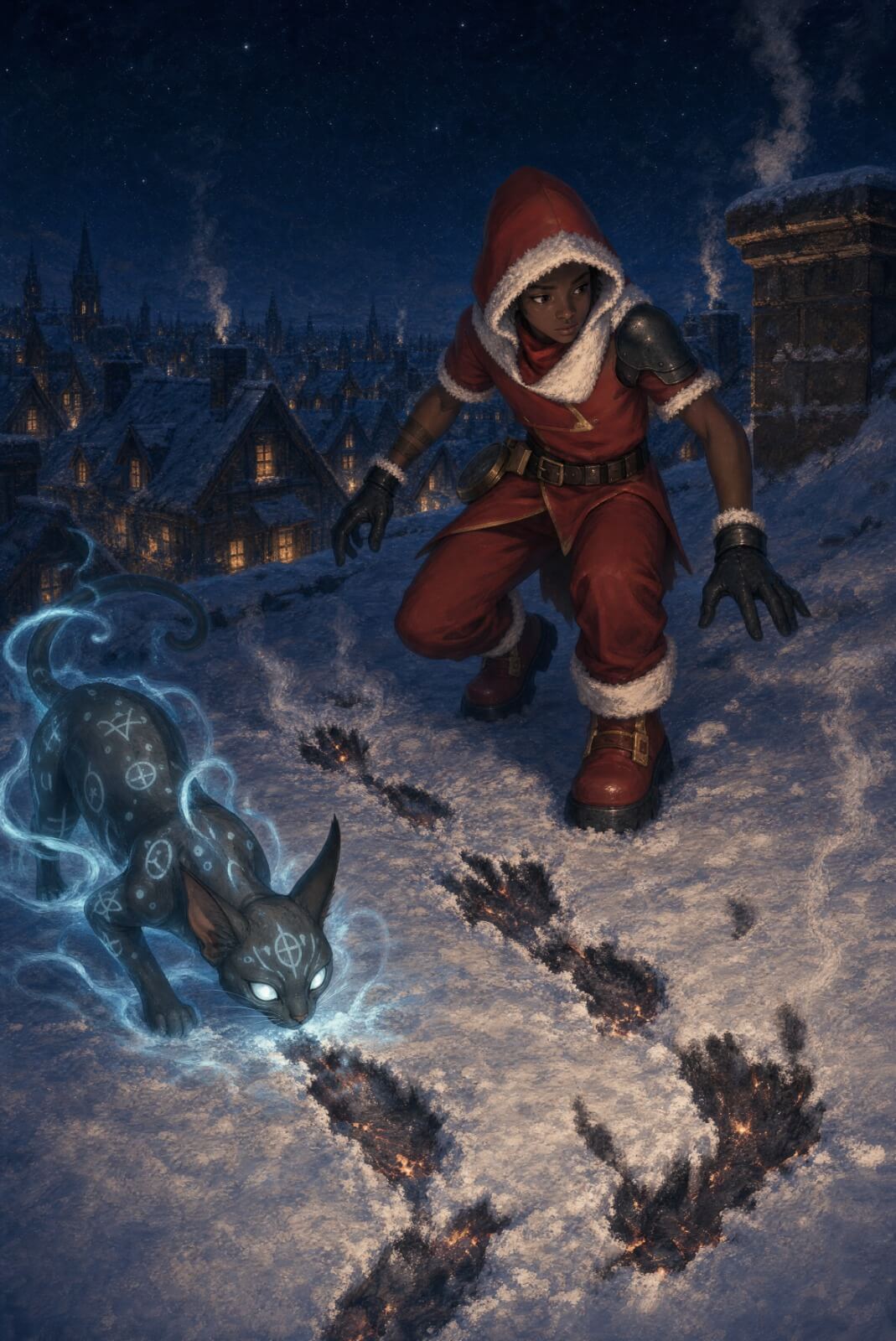 Noël et Nkisi sous la neige